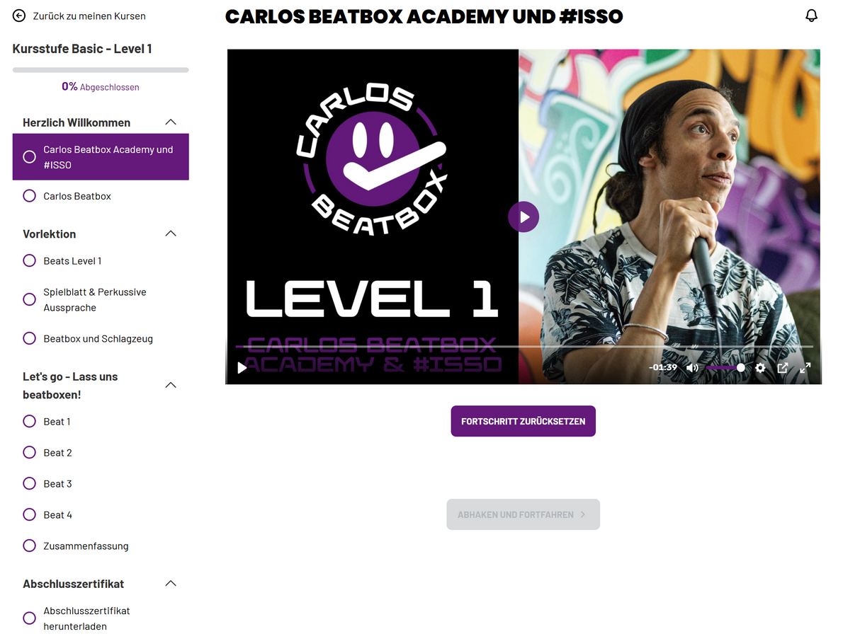 #ISSO - Das erste interaktive Beatbox Lernspiel