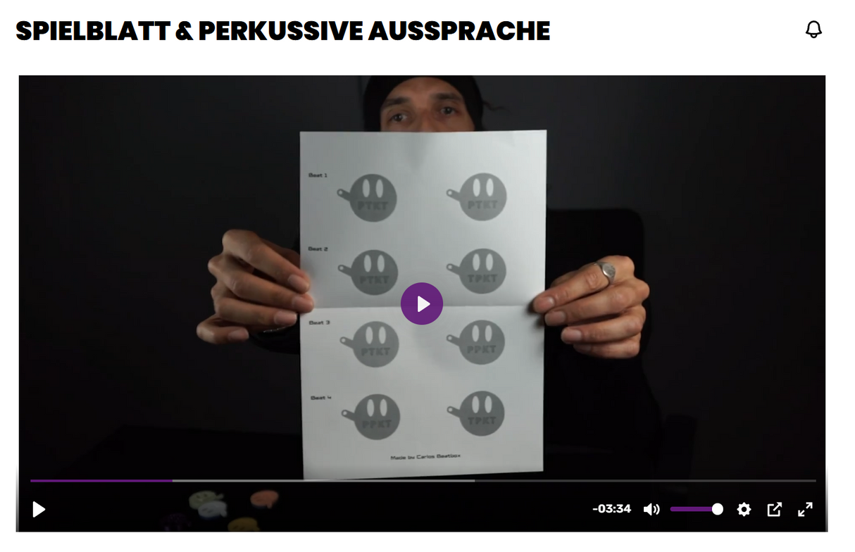 #ISSO - Das erste interaktive Beatbox Lernspiel